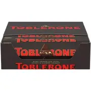Toblerone Dark Chocolate Bar with Honey and Almond 3.52 Ounce (Pack of 20)