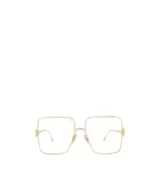 oversize square-frame glasses One size White