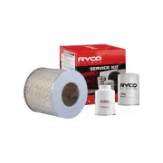 Ryco Oil Air Fuel Filter Service Kit for Toyota Dyna LY61R 1988-08/1992