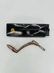 Batesville Casket Locking Key Crank Handle Copper tone Funeral Coffin tool