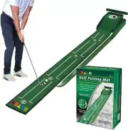 Golf Putting Mat, Golf Putting Green Indoor Set, 8 Feet Putting Mat with Auto