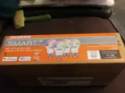 Sylvania Smart+ White WIFI A19 Full Color LED Smart Light Bulb Pack Of 4