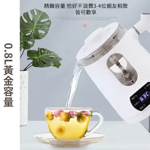 煮茶器 快煮壺 蒸汽煮茶器 黑茶壺 辦公室熱水壺 保溫茶壺 玻璃花茶壺 養生壺 家用煎藥壺 養生壺 (7.7折)