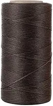 260m 150D Leather Sewing Waxed Thread - Hand Stitching Craft Repair Cords in 4 Colors