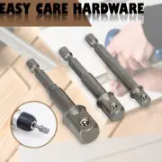 3 pc pcs Power Hex Socket nut Drive Driver Adaptor Extension Bit 1/4" 3/8" 1/2"