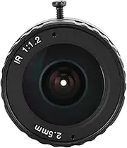 Camera 2.5mm CS CCTV Fixed Lens 3MP Mount Security CCTV for CCTV DSLR Removable Hood Fixed-Non-Zoom Lens