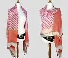 Italy Womens Super Soft and Breathable Arabesque Print Scarf, Pareo