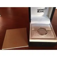 在飛比找蝦皮購物優惠-MONT BLANC 萬寶龍 六角星造型純銀戒指-54號高雄