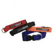 Glow Dog Reflective Fido Snap Lock Collar - Retro reflective pattern
