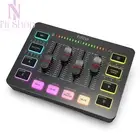 Ampligame SC3 RGB 4-Channel Gaming Audio Mixer w/ XLR Mic – Stream & Podcast