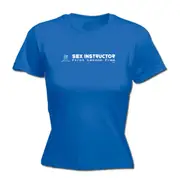 S X Instructor First Lesson Free - Funny Novelty Womens T-Shirt T Shirt Tshirt