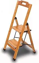 Double Step Stool Bamboo Folding Ladder Stair Chair Household Multifunction Indoor Household Ascend Small Ladder Stool