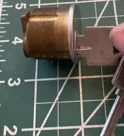 Weiser Mortise Cylinder Door Lock Locksmith Handyman 2 Key 1 Inch Standard Cam