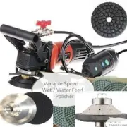 Wet Polisher 1" Bevel Bullnose Router Bit 24 pad granite concrete refinishing