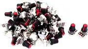Aexit 40 (Potentiometer) Pcs 250K 50K 100K 1K Ohm 3 Terminal Rotary Knob Audio Single (73ry712qf70) Linear Potentiometer