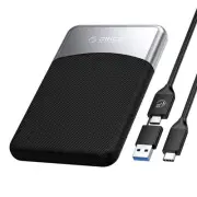 1TB External SSD with 2 in 1 USB C Cable, Portable Solid State Drive USB 3.2 ...