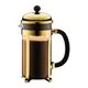 丹麥 Bodum 香檳金-1928-17 1L 8 cup CHAMBORD Coffee Maker 法式濾壓壺 法式濾壓咖啡壺