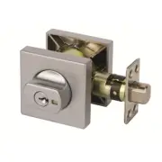 Lockwood 005/B2SPDP Paradigm Double Cylinder Deadbolt Square Satin Chrome