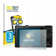 Sony Cyber-Shot DSC-RX100 IV, 3 x BROTECT® AirGlass® Glass Screen Protector
