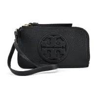 在飛比找momo購物網優惠-【TORY BURCH】MILLER荔枝紋雙T LOGO卡片