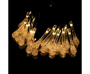9.5m 50LED(8 Model) Outdoor Solar String Light Garden Patio Yard Party Christmas Decor Lamp - Warm White