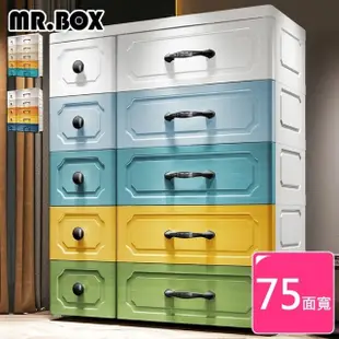 【Mr.Box】75大面寬-雙排歐式5層收納櫃