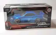 Fast & Furious Brian’s Nissan Skyline GT-R BNR34 Blue 1:24 Jada Diecast Car