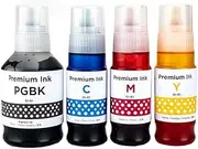 [ExtraPrint] 4-Pack Compatible Ink for Canon GI61 GI-61 Ink Bottle [1BK,1C,1M,1Y] Refill for Canon PIXMA G3620 G3625 G3660 MegaTank
