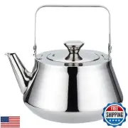 SANQIAHOME 2.1 Quart stainless steel teapot with Infuser A modern, minimalist