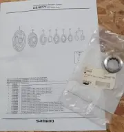 Shimano Y1YR98010 M771 XT 10 Speed Cassette Lock Ring & Spacer