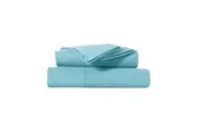 Kingtex Aqua Ultra-Soft Micro Flannel Sheet Set 40 cm Wall
