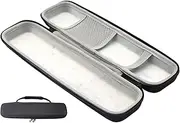 Flute Case Bag - 13.98 Inches Flute Carry Case - Music Instrument Bag - Hard Protective Shell For Soprano And Treble Recorder, Lightweight & Portable For Travel, School Or Storage Use