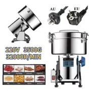 3500G New Grain Mill Spices Herb Nuts Grinding Machine Commercial Beans Grinder