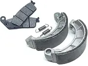 KIADZIE For Honda Nighthawk 750 CB750 1991-2003 NAS750 1991 Motorcycle Front Rear Brake Pads Shoe Kit Set NAS CB(Front Rear Set)