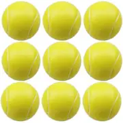 Pack of 9 Foam Tennis Balls - High-Quality Foam Balls for Tennis Practice