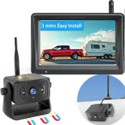 Wireless Backup Camera for Trucks & RVs, Solar - Powered - Magnetic, Portable...