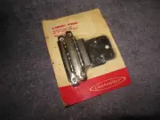 Vintage Contender NOS Cabinet Hinge Pair 3/8" Overlapping Doors Semi Concealed