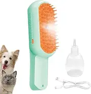 Cat Steam Brush - Spray Dog Comb For Shedding - Pet Hair Removal Massage Tool For Small Medium Large Dogs Kittens Puppies