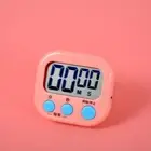 Pink Digital Clock Timer Classroom Kitchen Magnetic Stopwatch For Kids CT