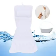 Head Neck Shoulder Back Support Bath Tub Pillows Nonslip Full Body Bath Pillow