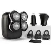 FlexSeries Pro Electric Head & Body Shaver - Mens Cordless Rechargeable Wet/D...