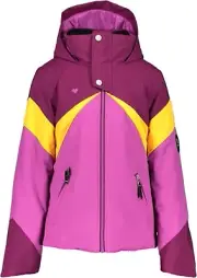 NWT Obermeyer Girls' Tabor Jacket Cactus Flower Size Girl's Large $150 4B237