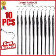Dental Hook Shape Probe 23 Explorer Periodontal Tooth Pick Tartar Remover Scaler