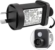 31V 9W Transformer for CZJUTAI JT-EL/FC31V 6W /4.5W /3.6W with 8 Modes, Memory & 6 Hour Timer, IP44 for Christmas Tree Lights, Net Lights, Icicle Lights [C56T]