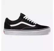 VANS Skate Old Skool Black & White Shoes Sz 8 NEW IN BOX