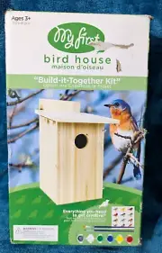 Nature's Way My First Bird House Build It Together Kit. NIB