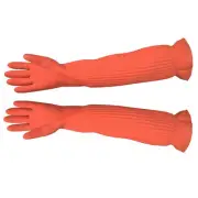 Long Rubber Gloves Kitchen Dishwashing Gloves Reusable Oil Stains Cleaning Glove