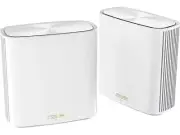 ASUS ZenWiFi Whole-Home Dual-Band Mesh WiFi 6 System XD6 White - 2 Pack,