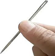 Professional Upholstery Needle 3mm Thickness, Big Eye Hand Sewing Needles for Stitching and Crafting Projects (4 Inch X 1)