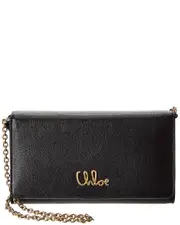 Chlo Iconic Leather Wallet On Chain